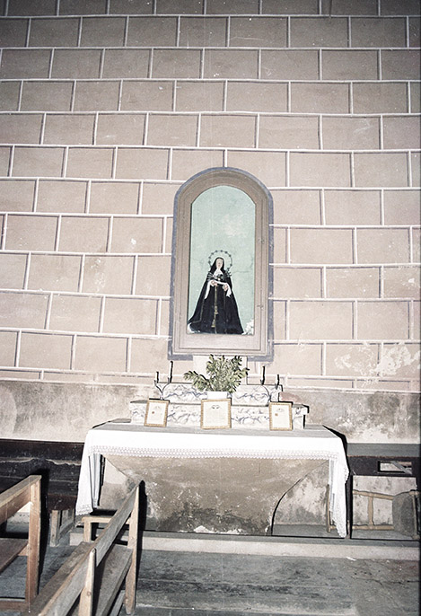 Interior Església; Altar dels Dolors